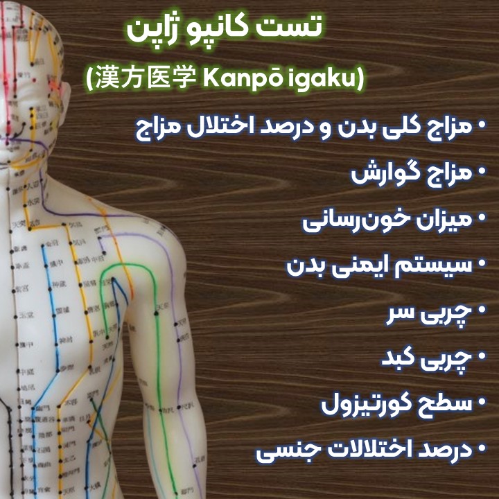 تست کانپو ژاپن (漢方医学 Kanpō igaku)​ - حکیم لاین