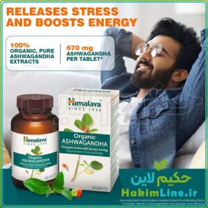 کپسول آشوگاندا ارگانیک هیمالیا Ashwagandha (نمایندگی حکیم لاین)