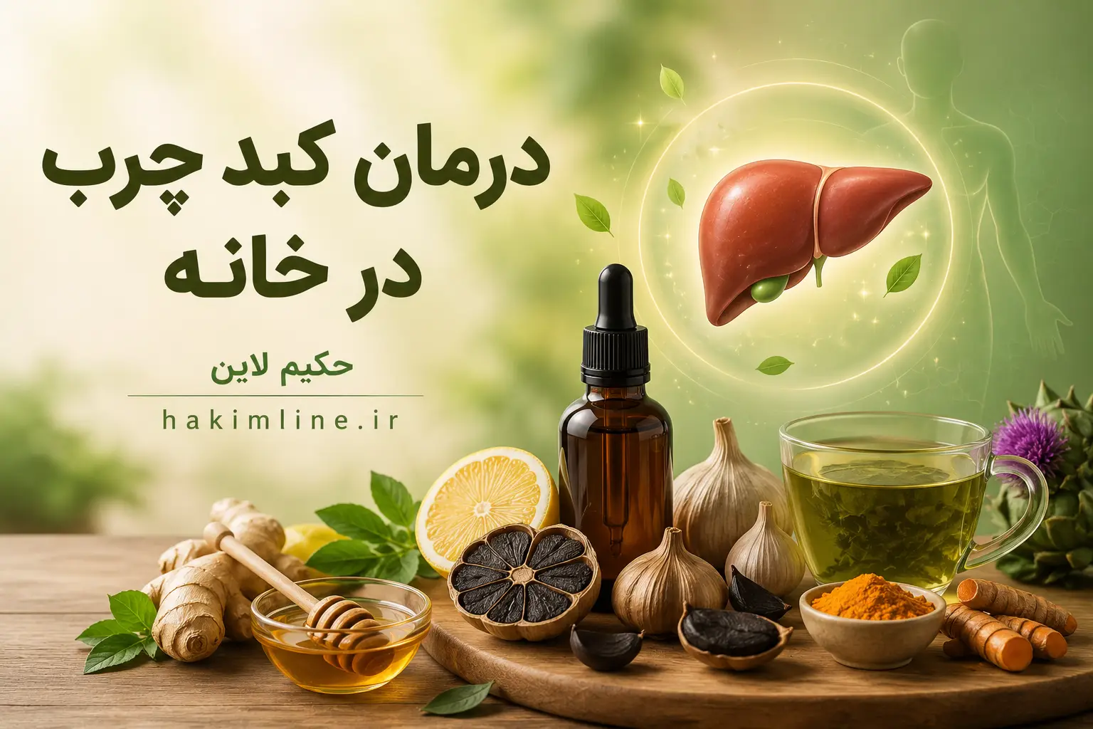 درمان کبد چرب در خانه