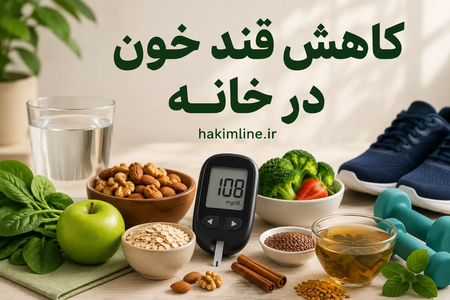 کاهش قند خون در خانه